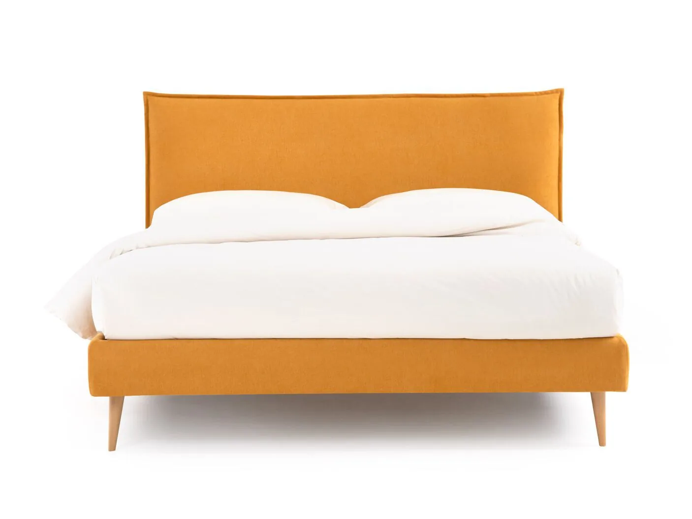 Кровать Belpasso с прямым изголовьем на ножках на заказ, фото 2