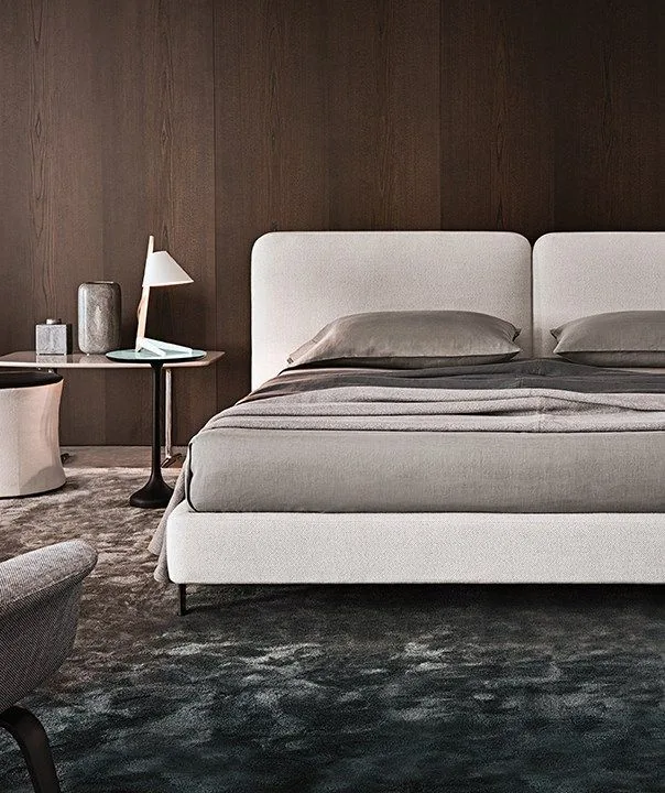 Кровать Corinaldo с прямым изголовьем на ножках на заказ, фото 6