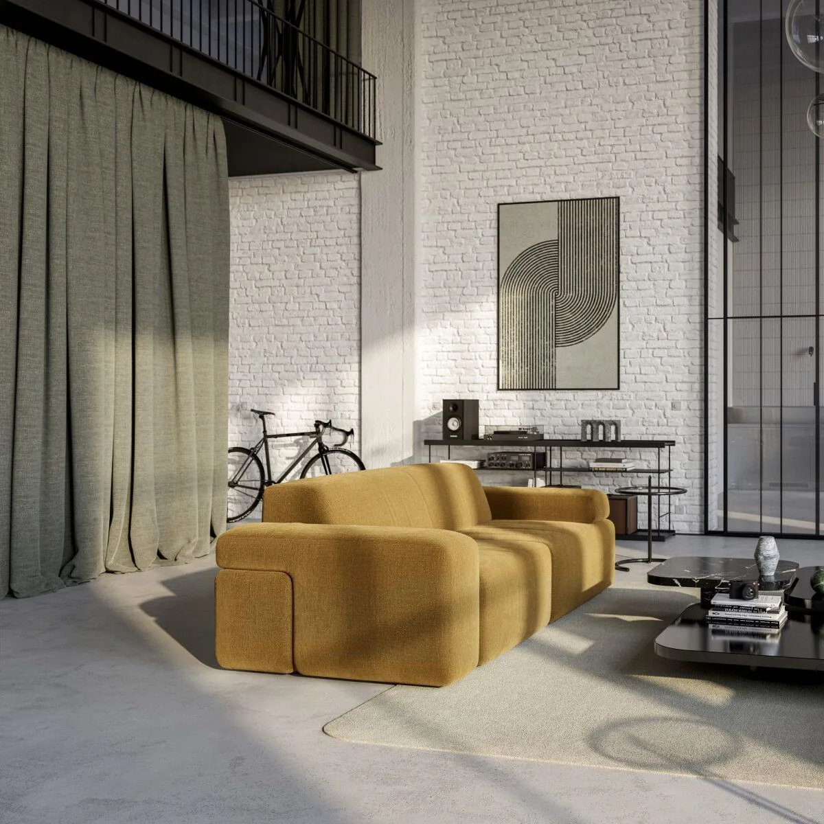 Модульный диван Soft Stone Sofa — фото 6